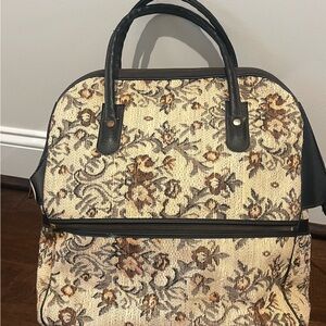 Vintage 1970’s Floral Tapestry Women's Tote Bag